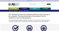 Desktop Screenshot of iatistandard.org